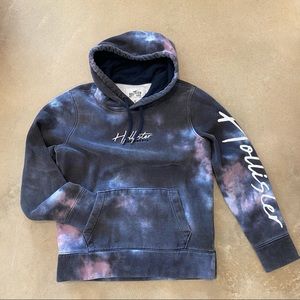 Men’s Hollister Hoodie (blue/grey/pink)